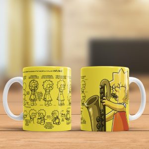 Plantillas Para Sublimar Tazas Los Simpson