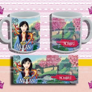 Plantillas Para Sublimar Tazas Mulan