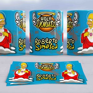 Plantillas Para Sublimar Tazas Los Simpson