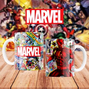 Plantillas Para Sublimar Tazas Marvel SuperHeroes