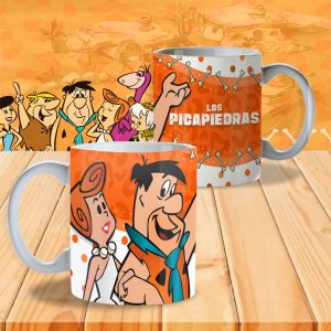 Plantillas Para Sublimar Tazas Los Picapiedras